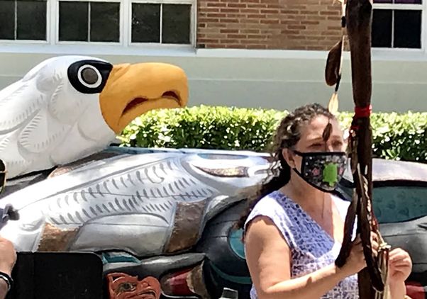 Mishuana Goeman Lummi totem