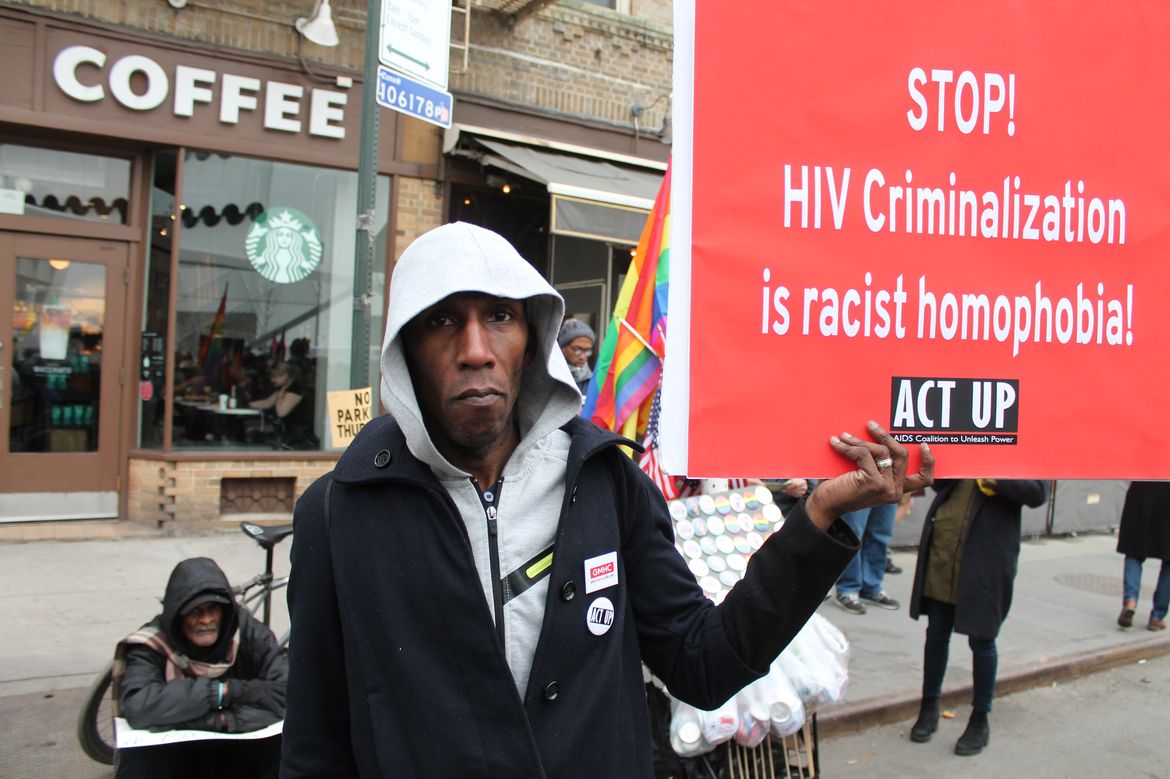ACT UP 30th anniversary gathering rally
