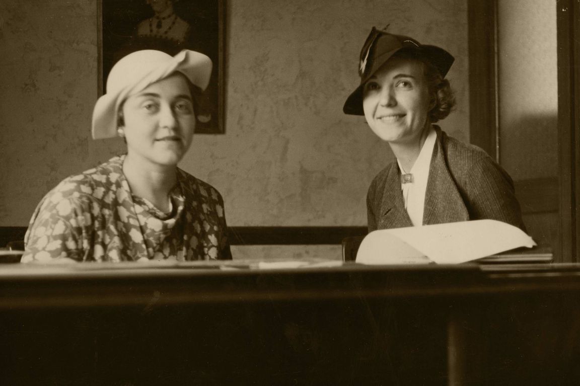Elizabeth Lloyd Davis and Albertina McGrath Rodi