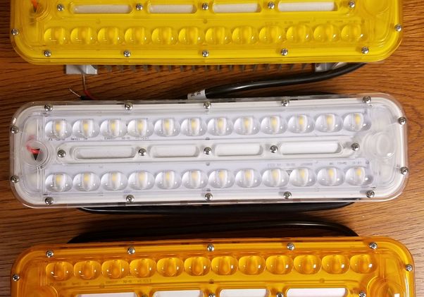 Three LED lamps