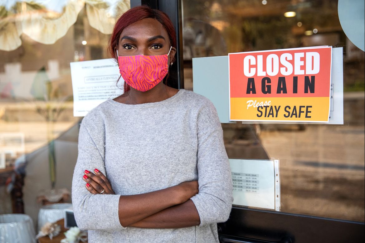 Business closed during pandemic