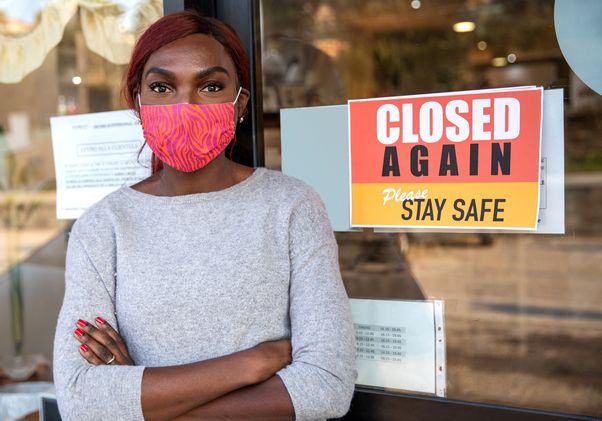 Business closed during pandemic