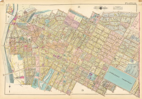 Map of Los Angeles in 1921