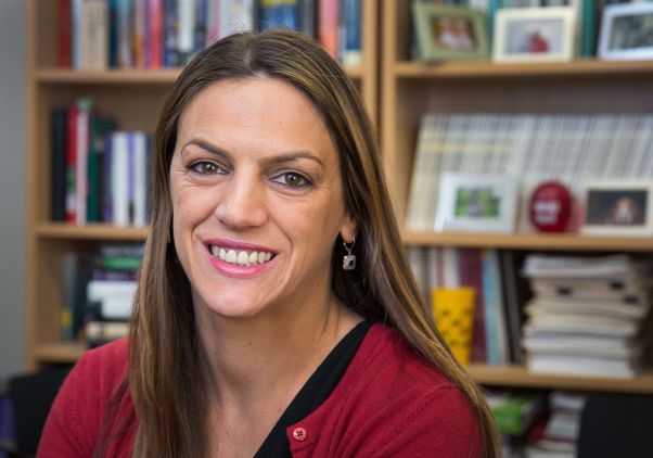 Lara Ray in her UCLA office