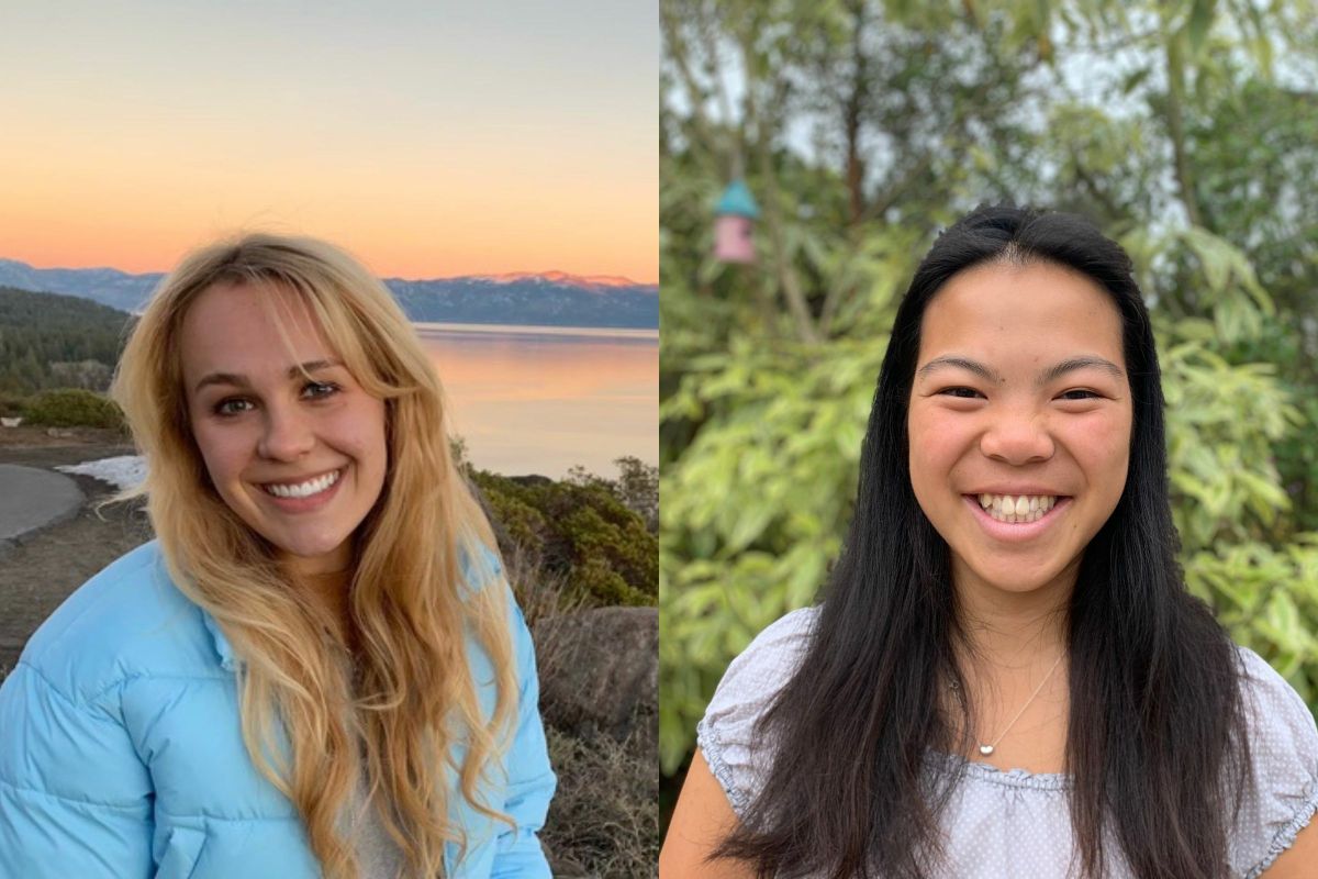 From left: Olivia Bielskis and Kristen Tam From left: Olivia Bielskis and Kristen Tam