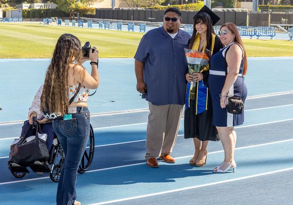 UCLA Commencement 2021- family and photographer