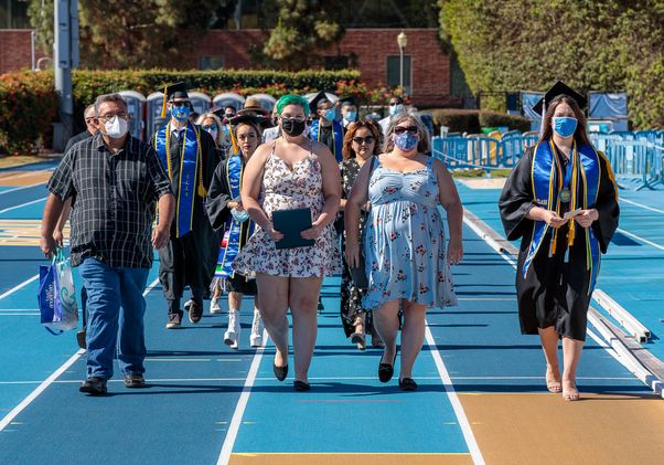 UCLA Commencement 2021 - Drake Stadium procession