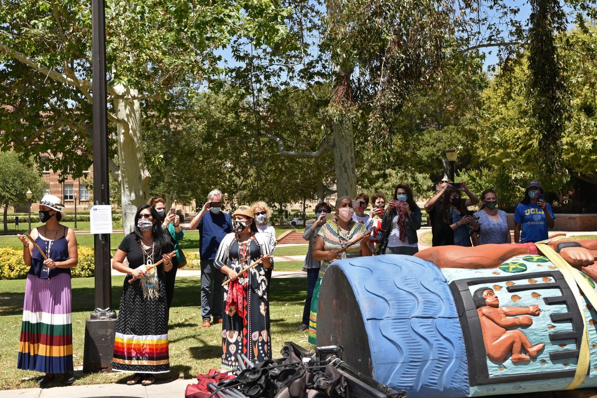 Lummi totem at UCLA