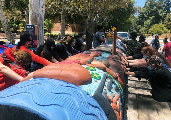 Lummi Totem final blessing