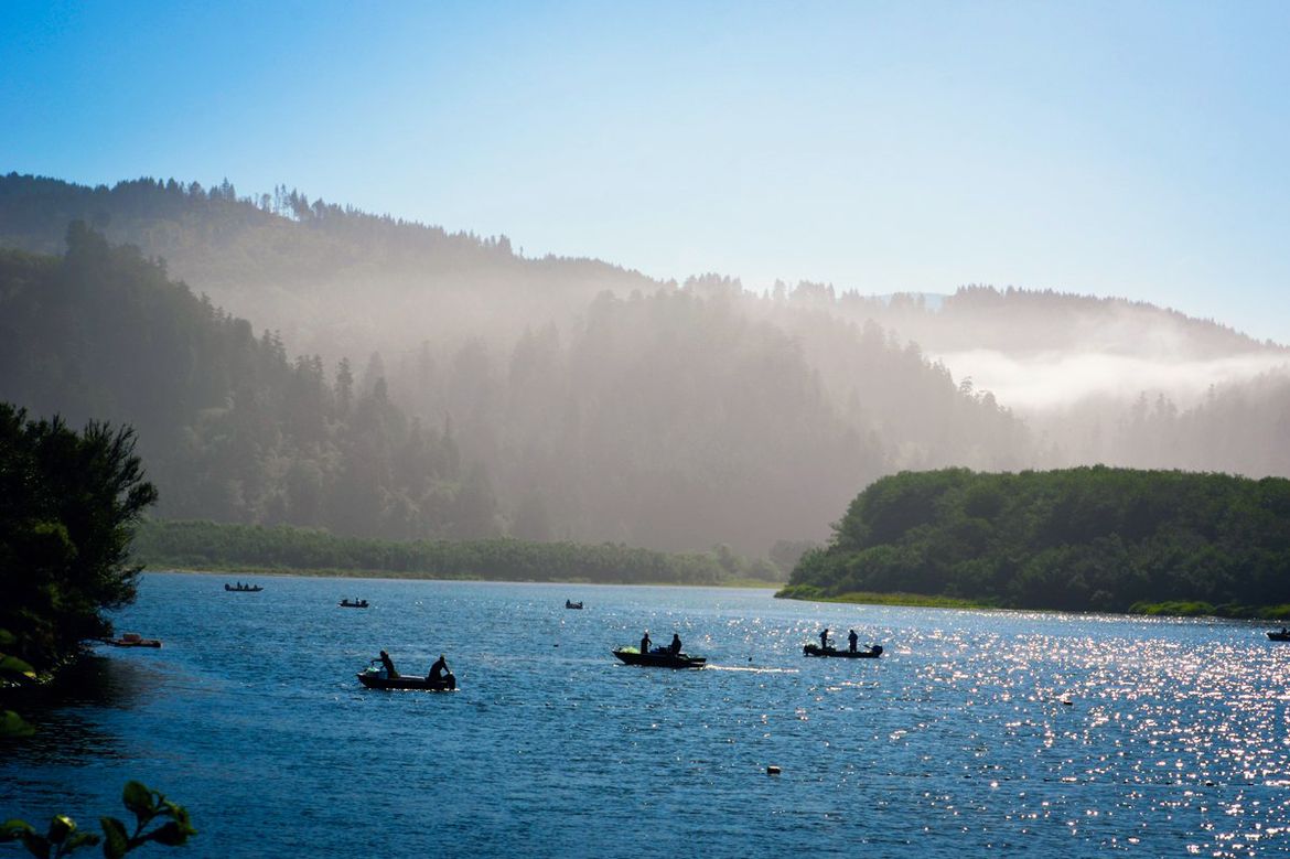 Fishing on the Klamath River