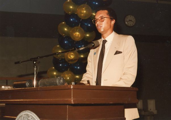 Arthur Ashe's Tennis Hall of Fame Induction 