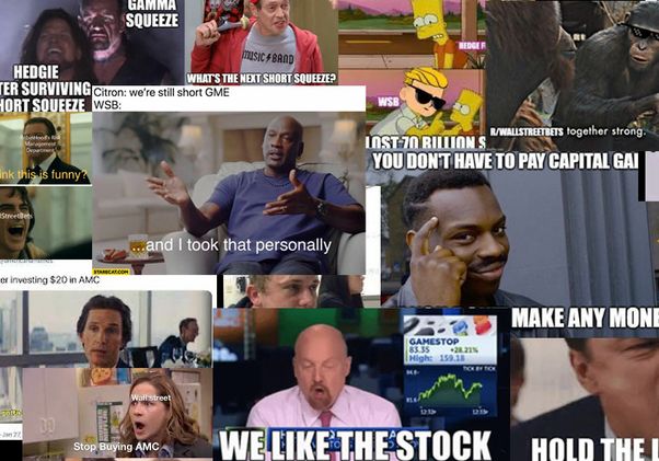 Short sellers collage