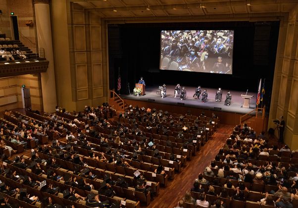Class of 2020 Royce Hall graduation