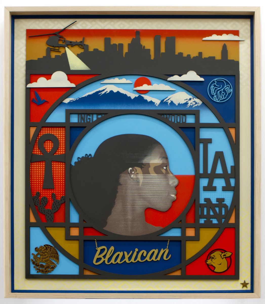 Oscar Magallanes - Blaxican painting
