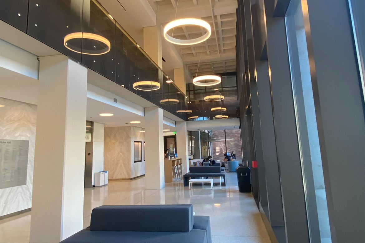Pritzker Hall entry