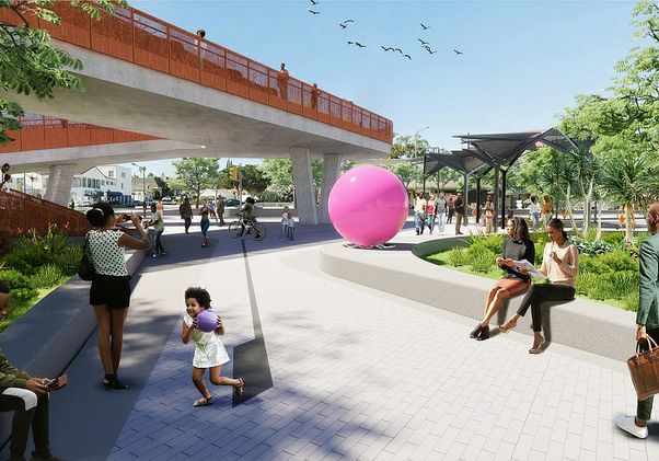Sankofa Park - “An Object of Curiosity, Radiating Love” by Maren Hassinger