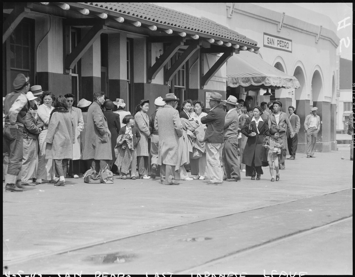 Japanese evacuees San Pedro