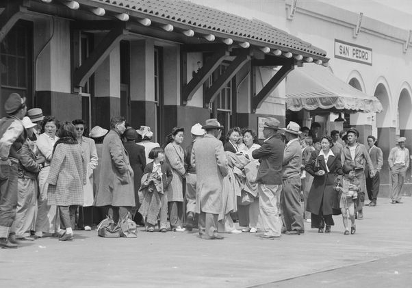 Japanese evacuees San Pedro