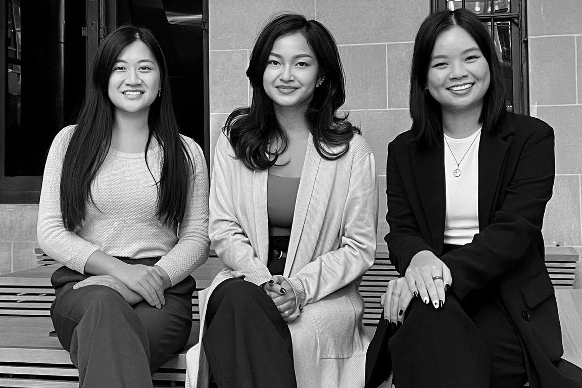Tiffany Feng, Anjenica “Nikki” Ramos and Samantha Chai