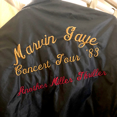 Benjamin's Marvin Gaye tour jacket