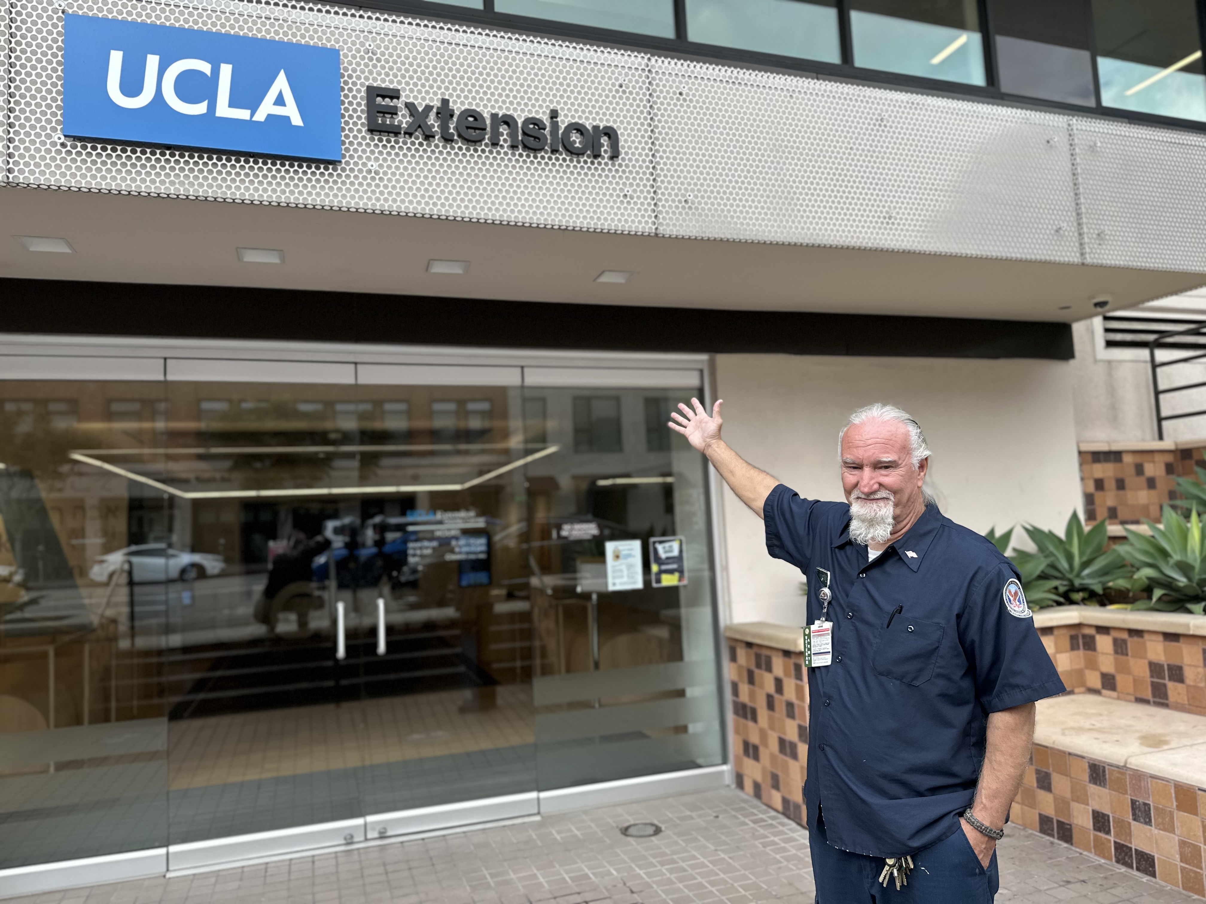 Daniel Martin outside UCLA Extension