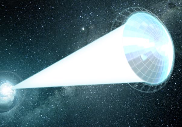 Rendering of Starshot Lightsail spacecraft 