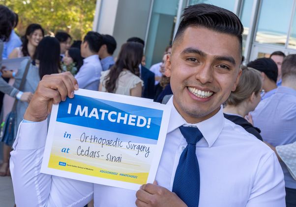 Alfonso Ocampo at Match Day