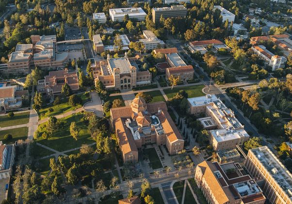 UCLA campus aerial