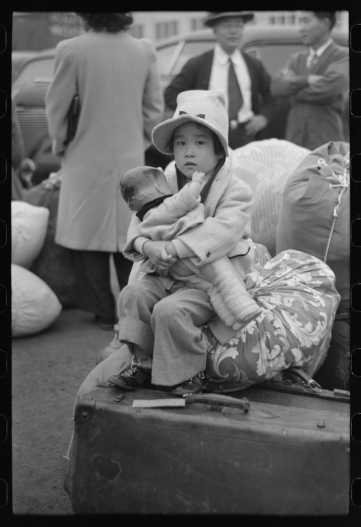 Michi Tanioka before being sent to Manzanar prison camp