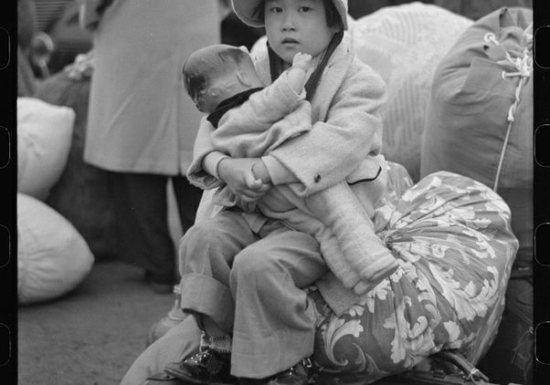 Michi Tanioka before being sent to Manzanar prison camp