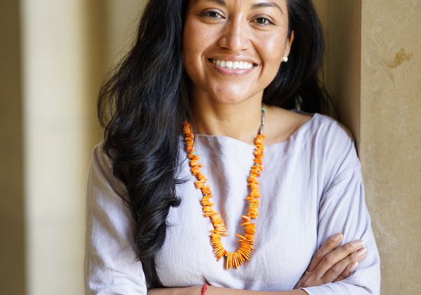 Elizabeth Gonzalez full length portrait