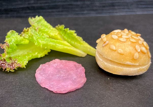 Cultured meat mini burger