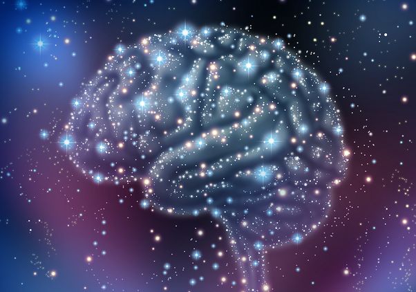 Brain with stars