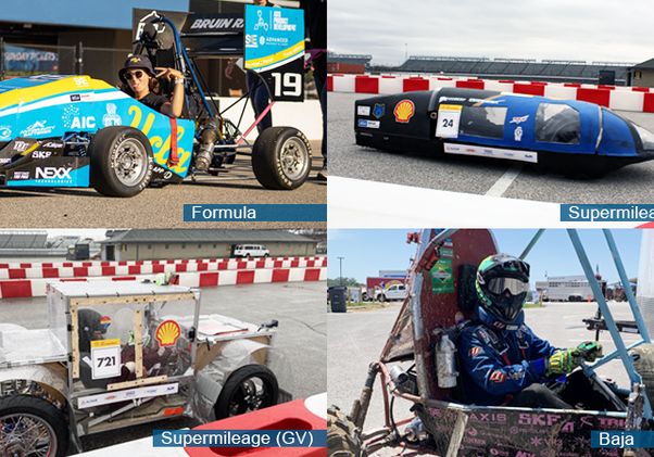 Bruin Racing vehicles