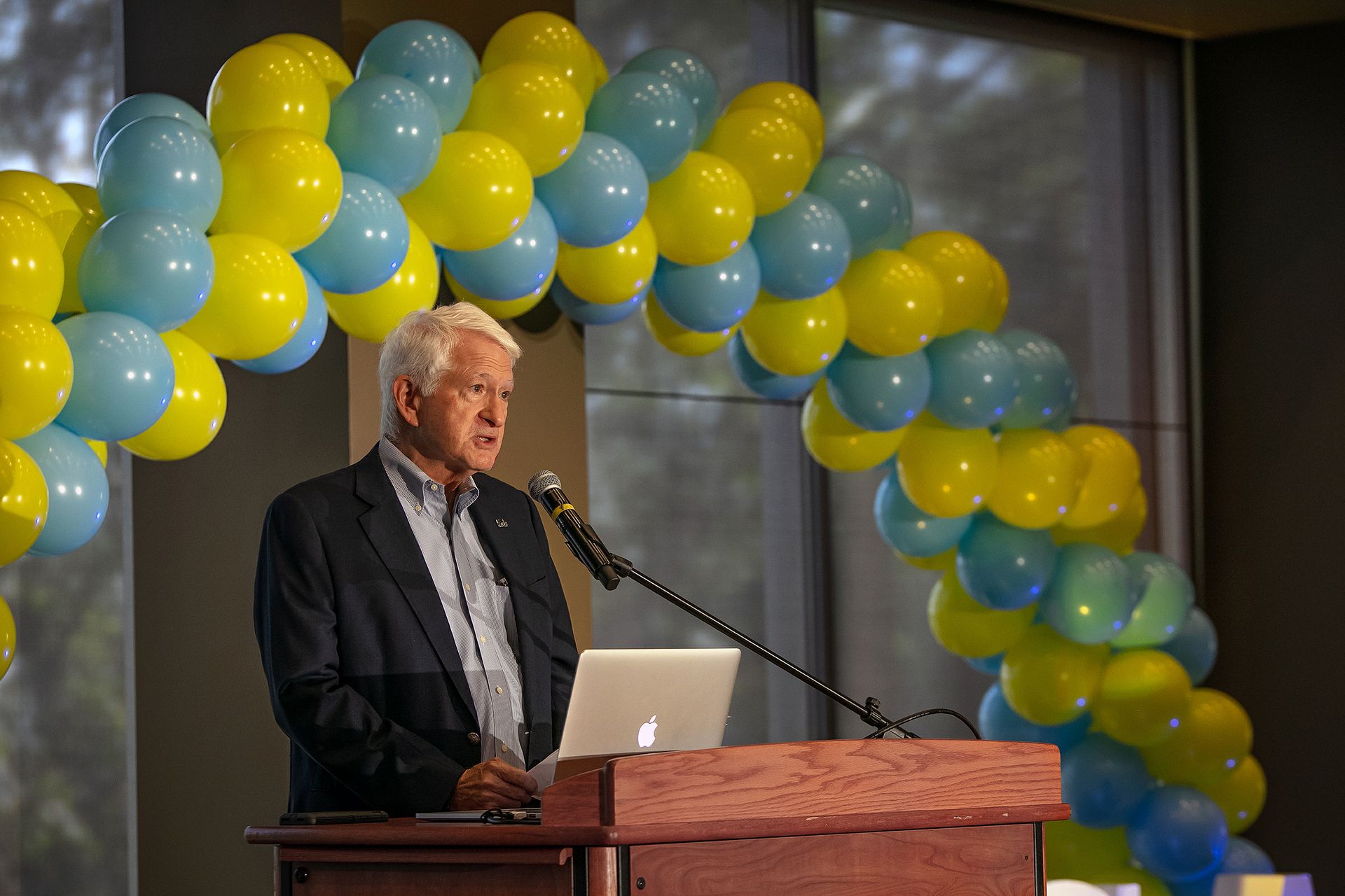 Chancellor Gene Block at College Corps swearing-in ceremony