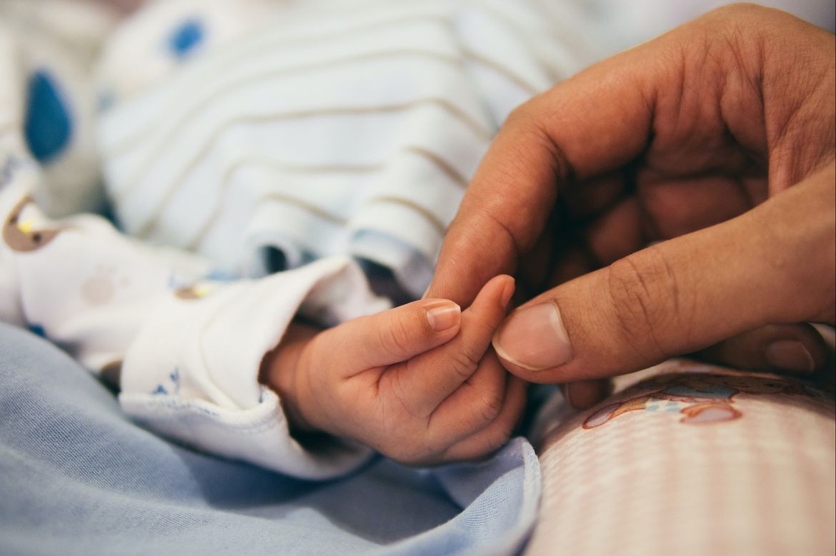 infant hand