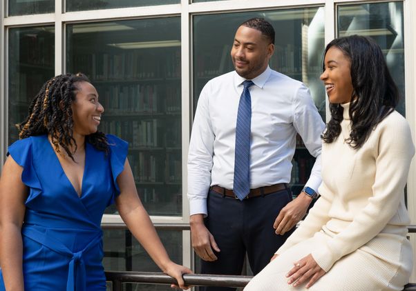 Chinyere Nwonye, Elliot Woods and Jendalyn Coulter 