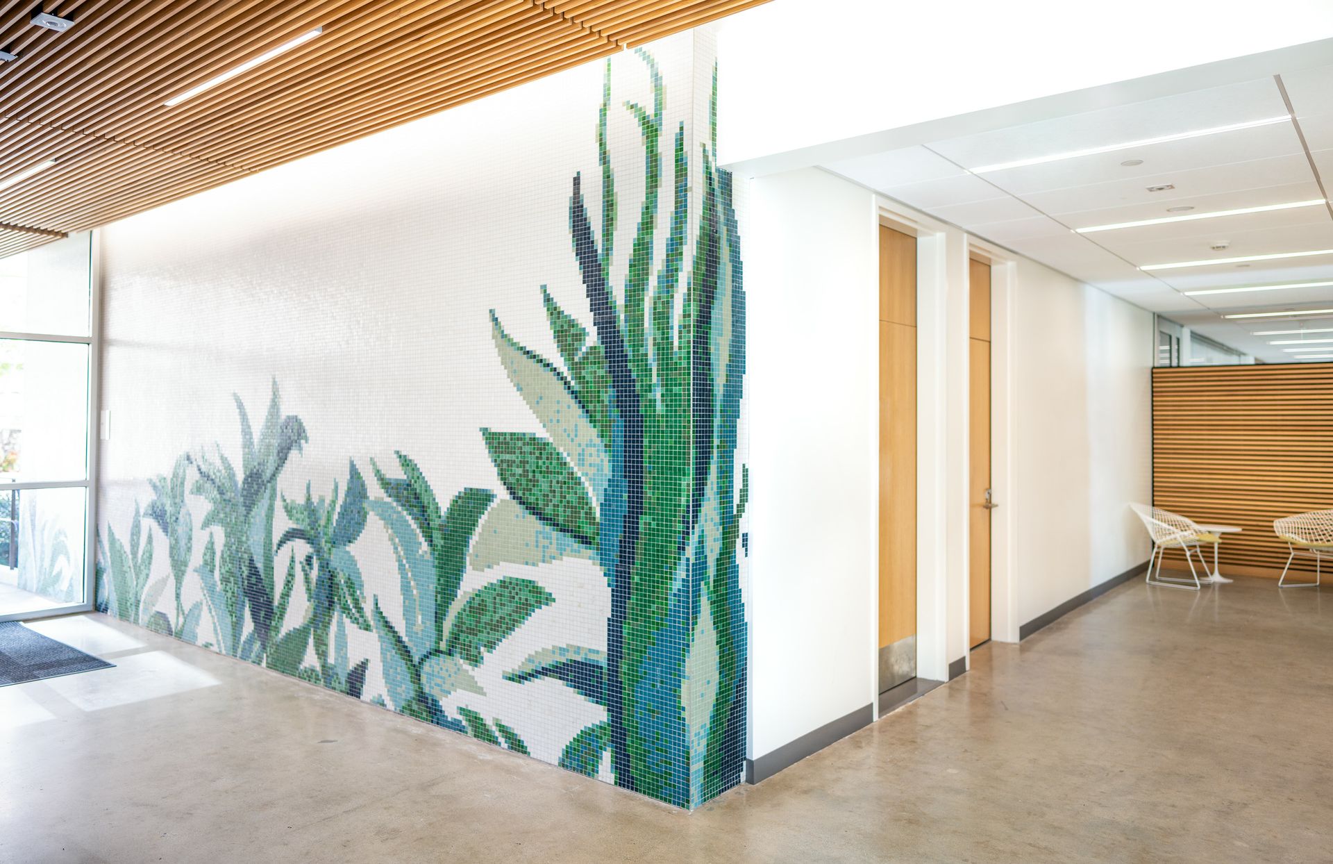 La Kretz Botany Building mosaic