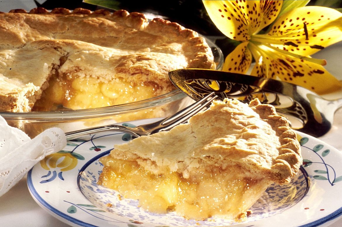 An apple pie