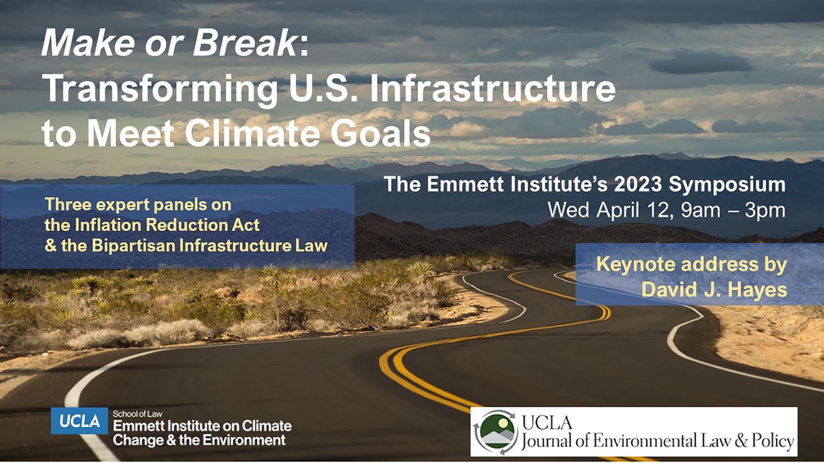 Emmett Institute symposium flyer