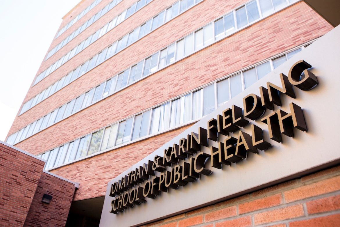 Photo Exterior of UCLA Fielding School of Public Health on the UCLA campus UCLA