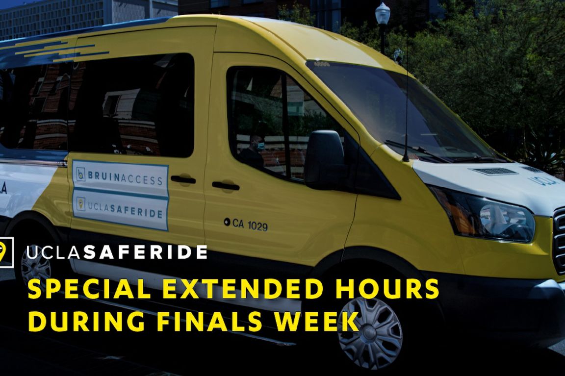 UCLA’s evening van service to offer extended hours for finals week UCLA