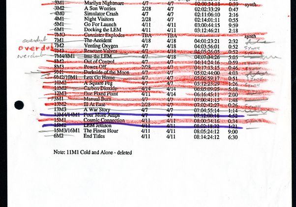 Apollo 13 music cue list 
