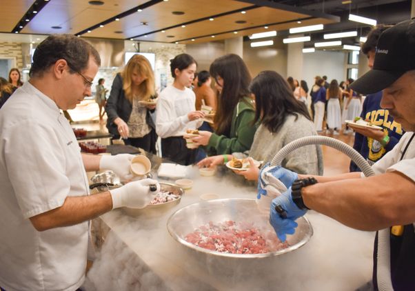 UCLA Dining chefs cooking