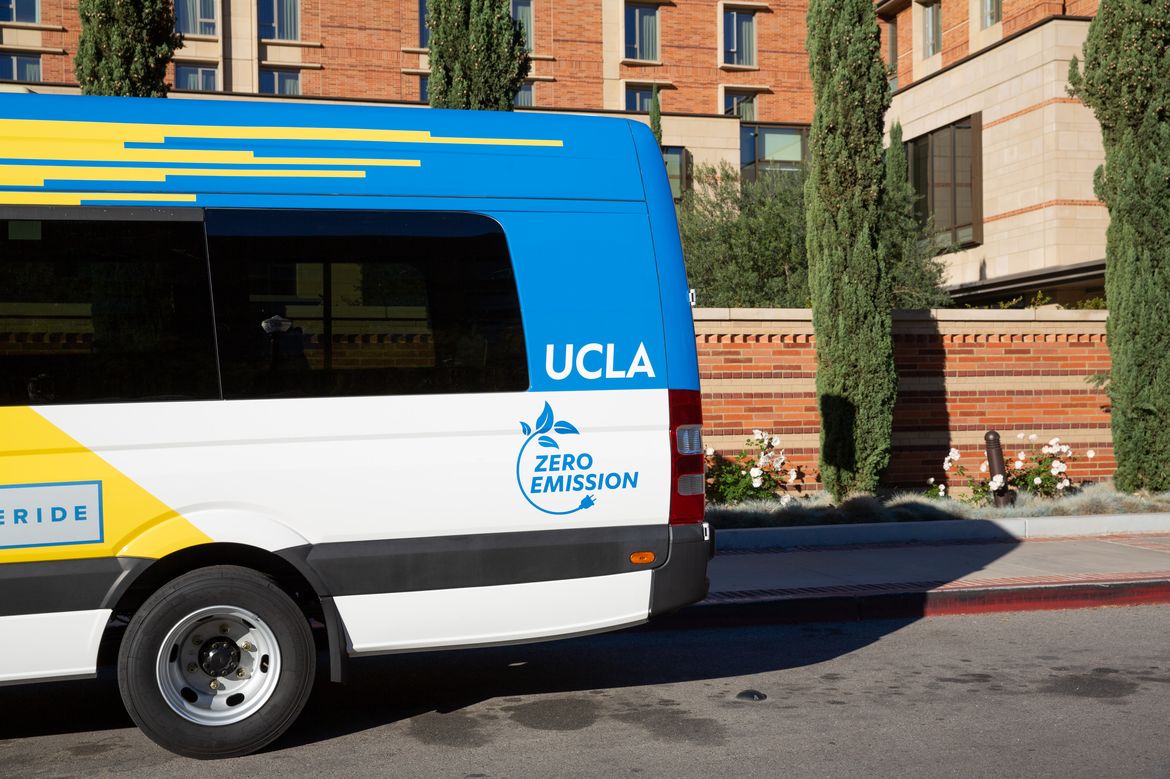 BruinAccess Safe Ride van