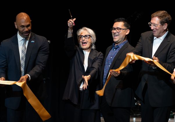 Nimoy Theater ribbon cutting ceremony