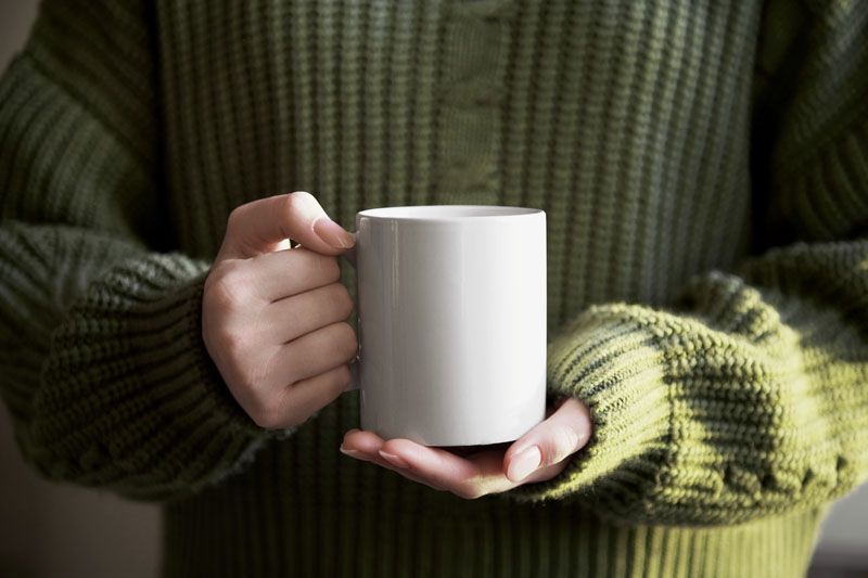 A warm cup of coffee