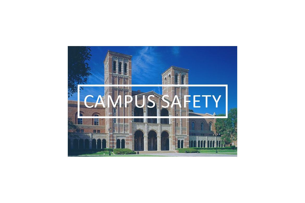 Photo Royce Hall With Words Campus Saftey In Front Of It Ucla