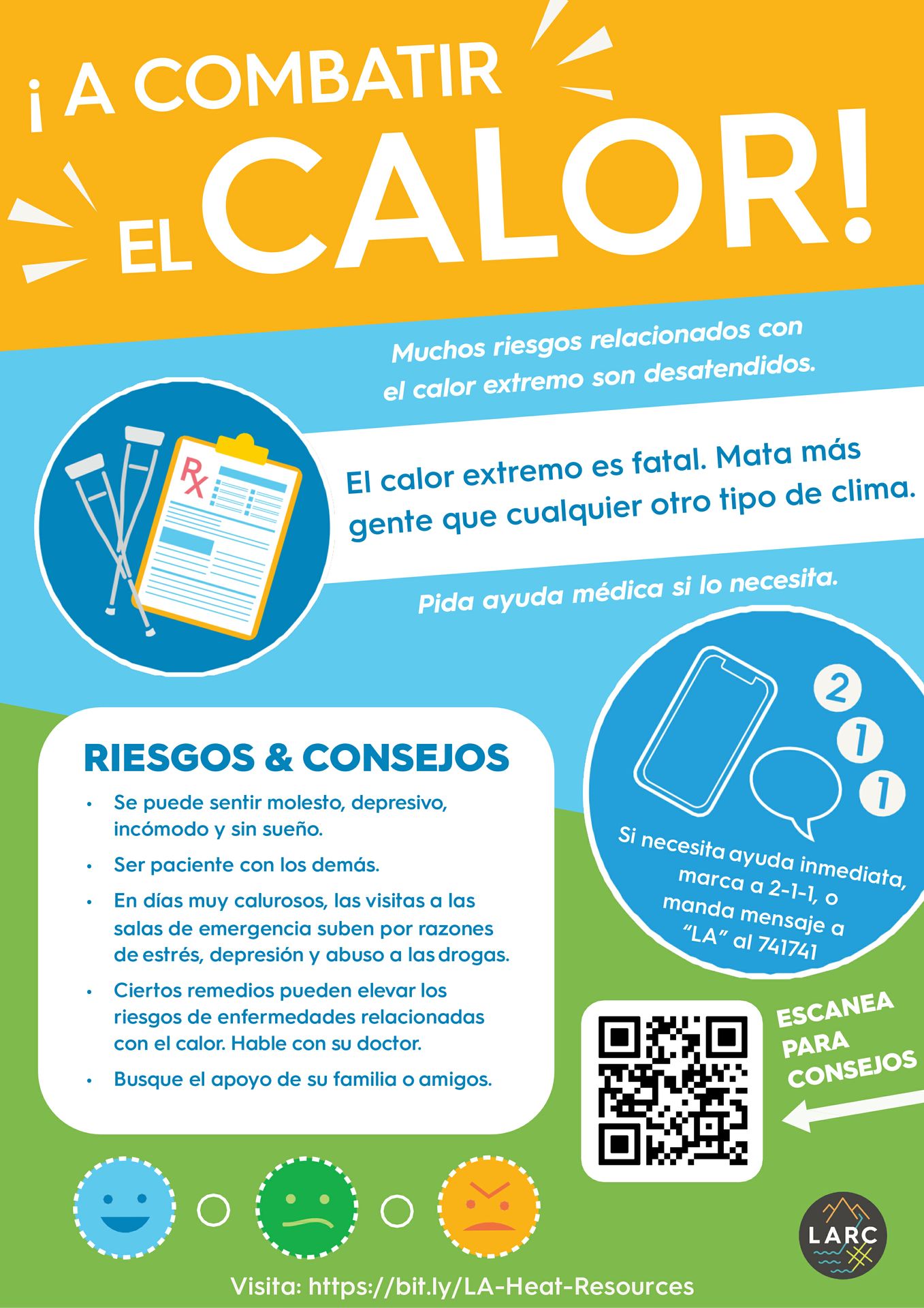 LARC flyer Risks and Tips Spanish