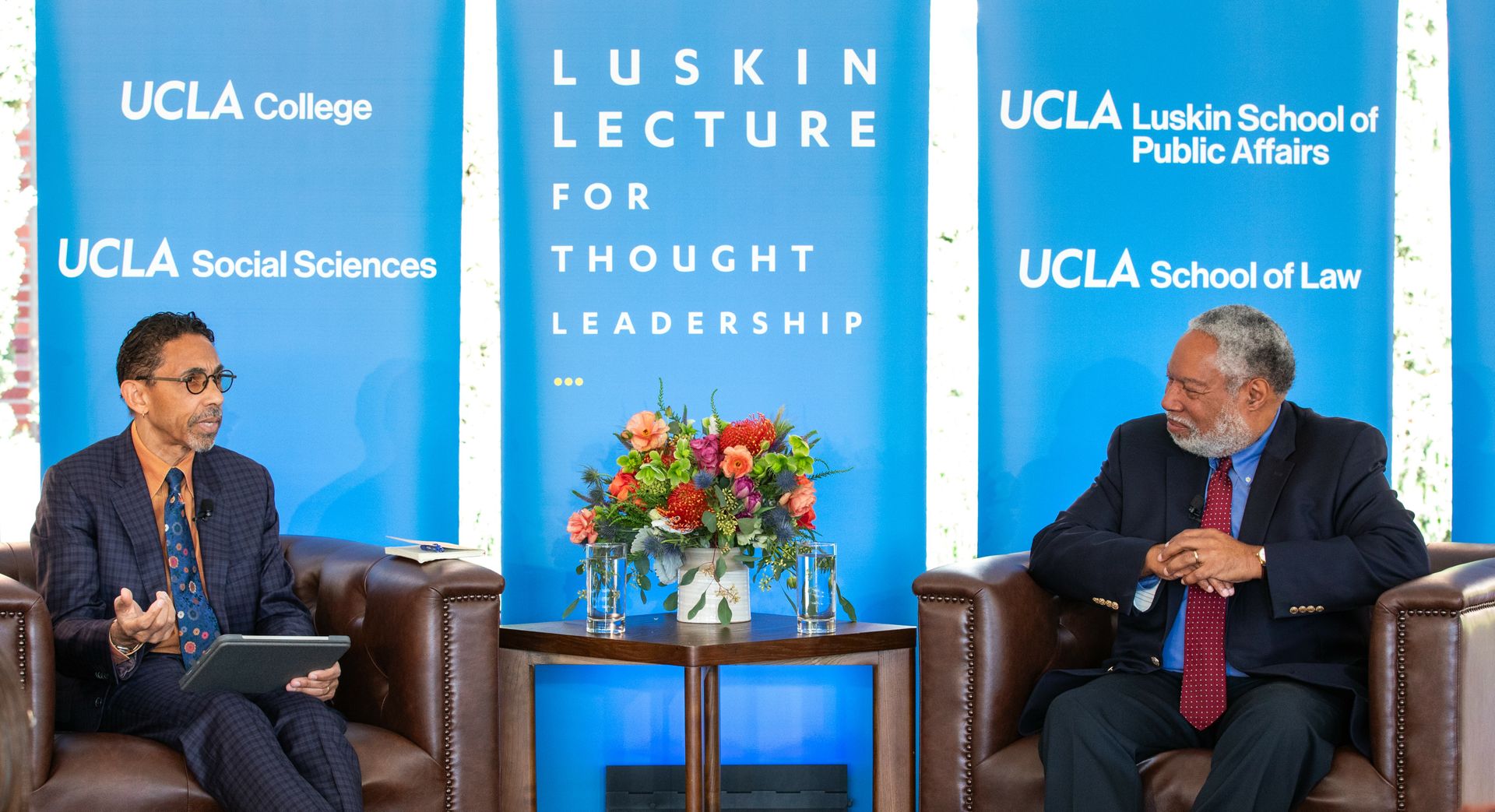 Photo | Luskin Lecture - Robin D. G. Kelley and Lonnie Bunch | UCLA